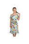 Girl's Dress Patterned Strap Woven Dress - 4