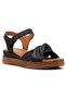 Oliving Genuine Leather Comfort Orthopedic Women's Sandals Black - 3