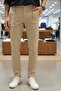 Men's Jogger Pants with Cloth Feet, Plain Fabric, Elastic Waist and Belt - 3