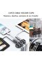 53-Piece Wire Management Kit, Cable Ties & Cord Organizer for Fastening - 2