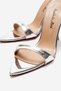 Women's Silver Mirror Single Strap Pointed Toe Heeled Sandals - Evening Dress Shoes Sanny - 3