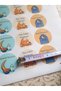 Ramadan Themed Round Sticker Set 5 Different Designs |   55 Pieces for Gifts & Packaging - 6