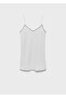 Nightgown with Lace Detail and Straps - 3