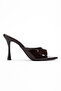 Rissoli Women's Bitter Brown Pointed Toe Heeled Sandals - 2