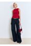 Peplum Top with Stitching Details - 2