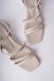 Thin Strap Women's Low Heel Sandals Ik0230 - 5