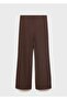 Straight-Cut Fabric Trousers - 3