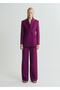 Straight-Cut Linen Blend Trousers - 2