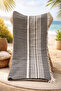 Khaki Green Color 100% Cotton Multi-Purpose Beach & Bath Peshtemal - 100X180 cm