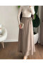 Side-Tie Panelled Skirt, Length 90 cm DOUBLE - GS3788 V,ZON - 2