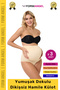 Women's Maternity Panties Soft Textured High Waist Flexible Daily Comfortable Seamless Maternity Panties 3 Pieces