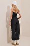 Women's Black Parachute Fabric Pants - 4