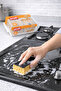 8 Pieces of Fiber Flat Dish Sponge – Special Textured, Durable Wide Pore Kitchen Sponge Set - 6