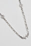 55 cm Silver Men's Necklace with Italian Rudder Figure - 5