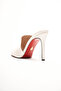 Women's Design Thin Heeled Slippers Carolina Ecru Skin - 4
