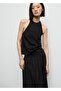 Backless Halter Blouse