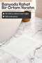 2 Pieces 100% Cotton Best Absorbent Foot Towel: Comfortable Bath Mat 50X70 cm - 300 Gr - 4