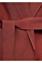 Linen Fabric Vest with Belt - 7