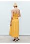 Long Skirt with Shirring - 4