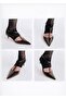 Kitten Heeled Patent Leather Shoes - 6