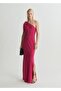 Asymmetric Dress with Knot Detail Straps - 2
