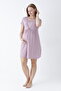 Women's Viscose Combed Cotton Fabric Nightgown with Breastfeeding Feature for Pregnant and Postpartum Women 13670 - 4