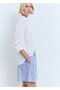 Striped Cotton Shorts - 6