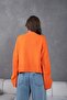 Women's Mock Neck Oversized Embroidered Knitwear Sweater - 6