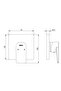 Dalia Built-in Shower Faucet Surface Mounted102167112-K - 2