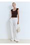 Short Sleeve Rib Sweater - 2