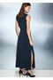 Slim Knitwear Dress with Metal Details - 4