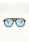 Unisex Precious Sunglasses Black to Blue - 6