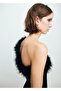 Thin Knitwear Blouse with Feather Details - 6