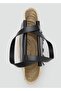 Small Size Natural Fiber Leather Tassel Straw Bag - 5