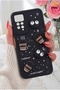 Redmi Note 12 Pro 4g Case Designed with Patterned Camera Protection Coffee Soft Silicone Cover