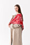 Patterned Triangle Double-Sided Shoulder Shawl – Women's Knitwear Scarf - 6