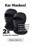 2 Pieces Snow Mask Windproof Full Lycra Thermal Fabric (Suitable for All Sizes)