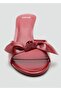 Ribbon Heel Sandals - 5