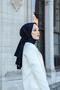 Single Color Single Color Voile Shawl Navy Blue Vualv01-01 - 3