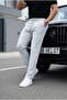 Men's Half-Elastic Waist Drawstring Jogger Pants
