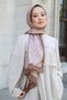 Checkerboard Patterned Monogram Shawl Monov03-23 - 4