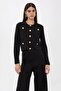 Shirt Collar Long Knitwear Set - 2
