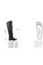 Large Size Women's Boots Over The Knee Black Color 41-42-43-44 Size - 5