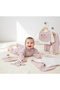Baby Girl Muslin Flower Detailed 10 Piece Hospital Outlet - 2