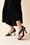 Black Snake Women's Heeled Slippers Ronil - 3