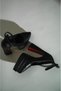 Women's Black Leather Double Platform Special Design Women's Shoes Rigels - 7