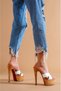 Mantara White Skin Women's Platform Shoes Oscar - 3