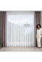 Polka Dot Sheer Curtain | Heavy Weight Bamboo | 1/3 Closely Pleated | No Iron Needed | Trendy Product - 6