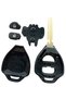 Toyota Corolla Auris Rav4 Hilux Compatible Toy43 Tip Remote Key Case Auto Keychain with 2 Keys - 2