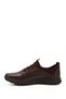 Women's Brown Wedge Sole Genuine Leather Shoes - 4